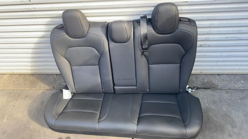 ⭕ 2024-2025 Tesla Model 3 Rear 2nd Row Black Leather Seat Upper + Lowe