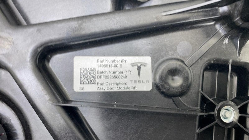 ⭕ 20-23 Tesla Model Y Rear Passenger Right Window Regulator & Motor 14