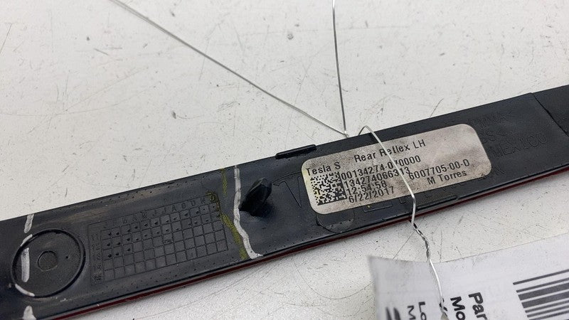 ⭕ 12-20 Model S Rear Driver Side Bumper Lamp Reflector Light Left 6007
