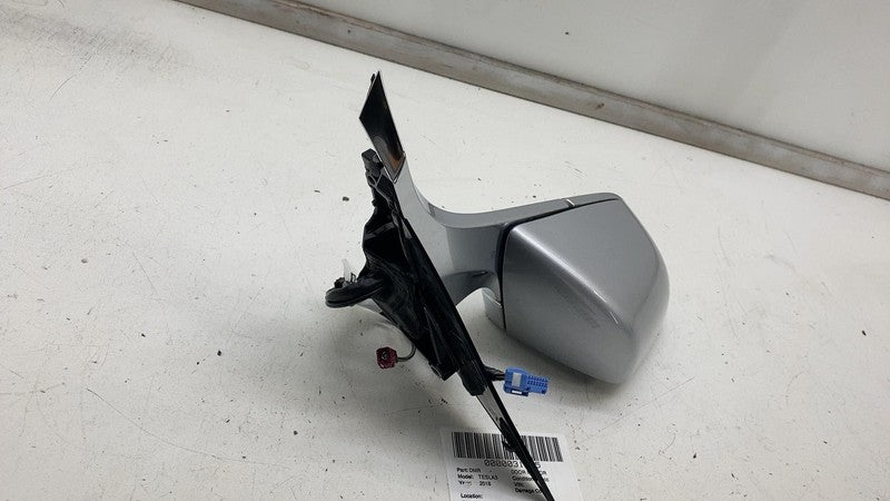⭕ 2017-2020 Tesla Model 3 M3 Right Exterior Rear View Door Mirror RH Silver PMSS