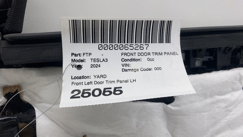 ⭕2024 2025 Tesla Model 3 Front Driver Side Highland Door Panel Trim Ca