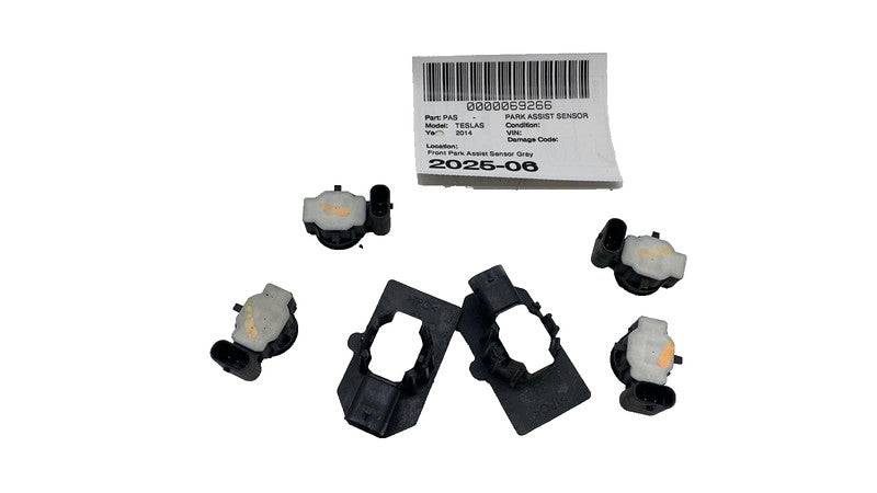 ⭕ 12-20 Model S X SET of 6 Bumper Parking Assist Sensor Gray PMTG 1048