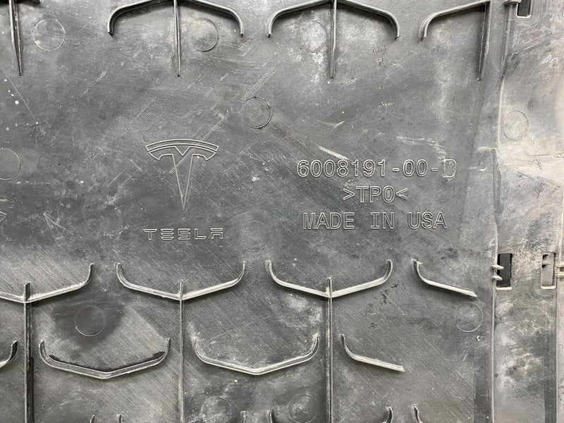 600819100D ⭕ 2012-2015 Tesla Model S Rear Under Tray Splash Aero Shield Cover 6008191-00-D