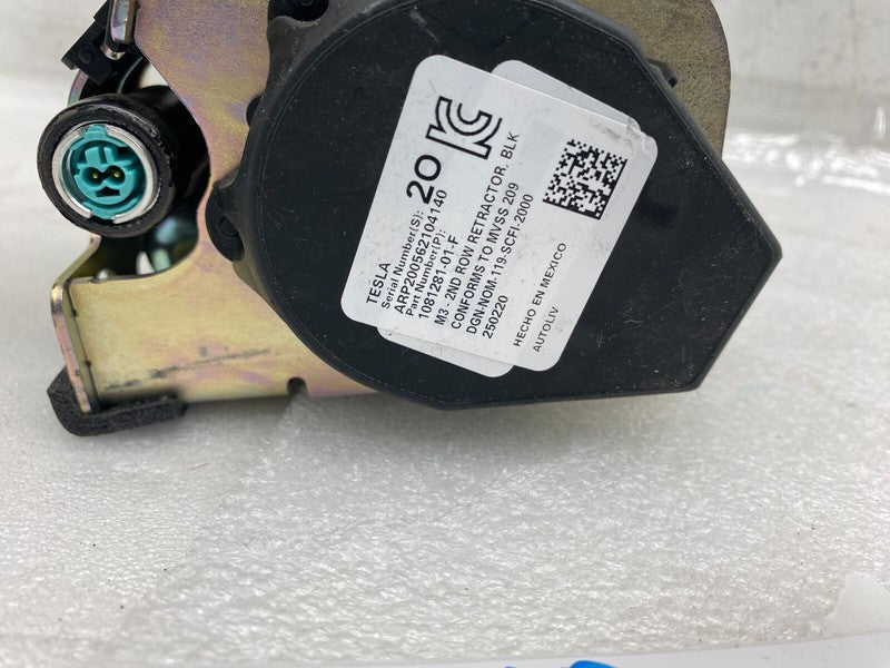 ⭕ 17-23 Model 3 M3 Rear Driver Side 2nd Row Seatbelt Retractor Left 10