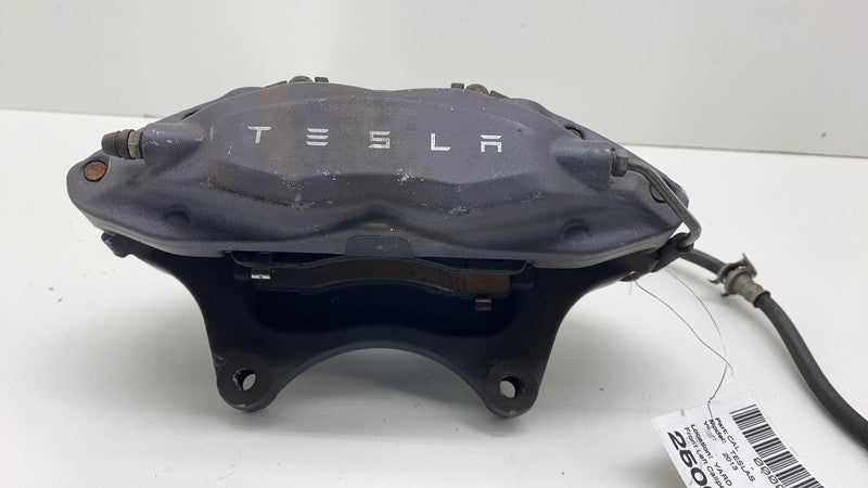 2012-2015 Tesla Model S MS Front Driver Side Caliper w/ Brake Hose Line Left LH