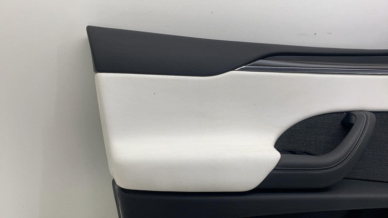 1609947-00-E ⭕ 21-24 Model X Front Left Door Panel Trim Card Cover w/ Molding LH 1609947-00-E