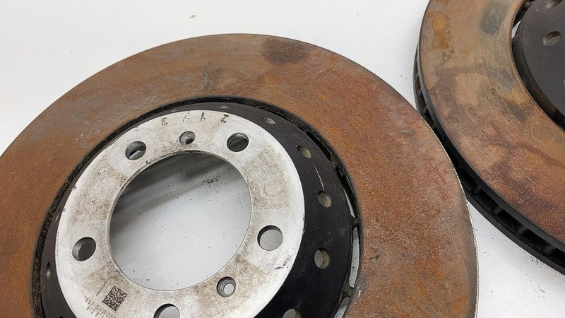 9Y0.615.301.AJ ⭕ 2024 Porsche Cayenne Coupe Left & Right Disc Brake Rotor 9Y0615302 / 9Y0615301