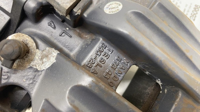 ⭕ 16-20 Model X S Rear Driver Side Caliper w/ Brake Hose Line Left 107