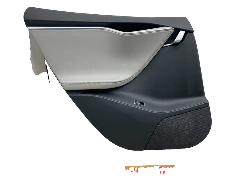 600613310K ⭕ 12-20 Tesla Model S Rear Left Interior Door Panel Trim Card Cover 6006133-10-K