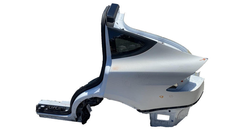 ⭕ 2016-2020 Tesla Model X Rear Driver Side Quarter Panel Cutout Left White PPSW