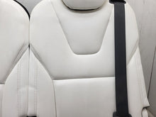 ⭕ 2016-2020 Tesla Model X Rear Left & Right 3rd Row Seat Upper Cushion White OEM