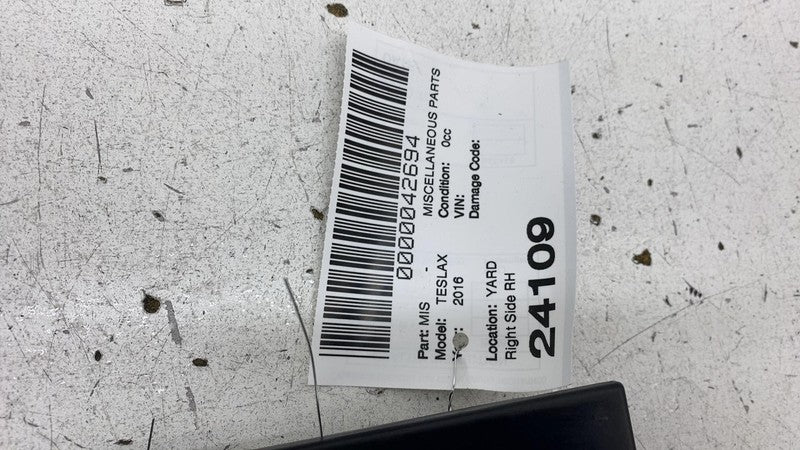 ⭕ 16-20 Tesla Model X Front Right Door Sill Step Welcome Plate Trim 10