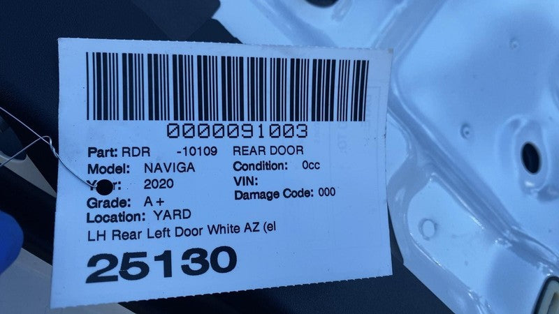 ⭕ 2018-2021 Lincoln Navigator Rear Driver Side Door Shell Panel White 