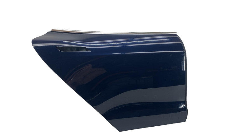 ⭕ 2012-2015 Tesla Model S MS Rear Passenger Side Door Shell Panel RH Blue - PMMB