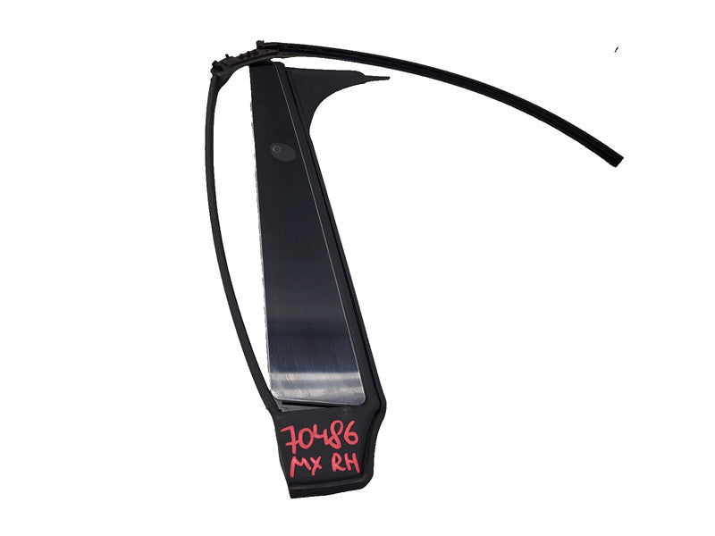 108390200B 16-20 Model X Right B-Pillar Applique Trim Molding w/ Camera & Seal 1092312-98-F