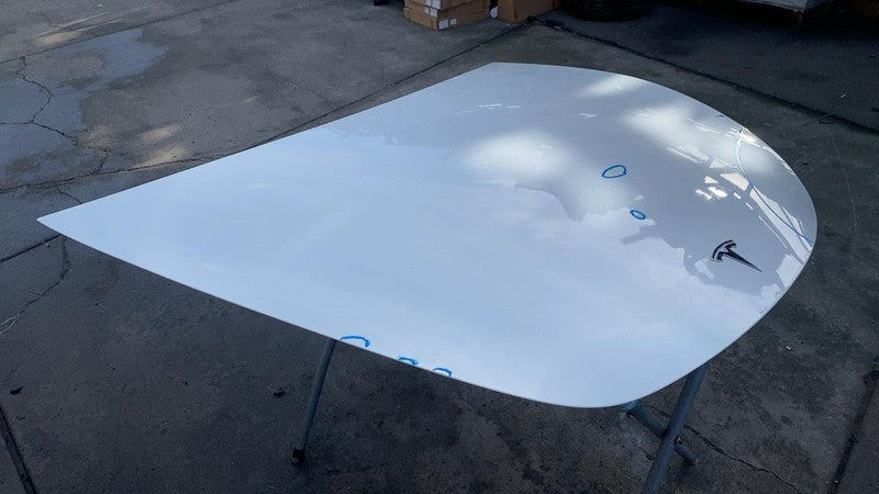 2020-2024 Tesla Model Y Front Bonnet Hood Shell Panel Assembly OEM White - PPSW