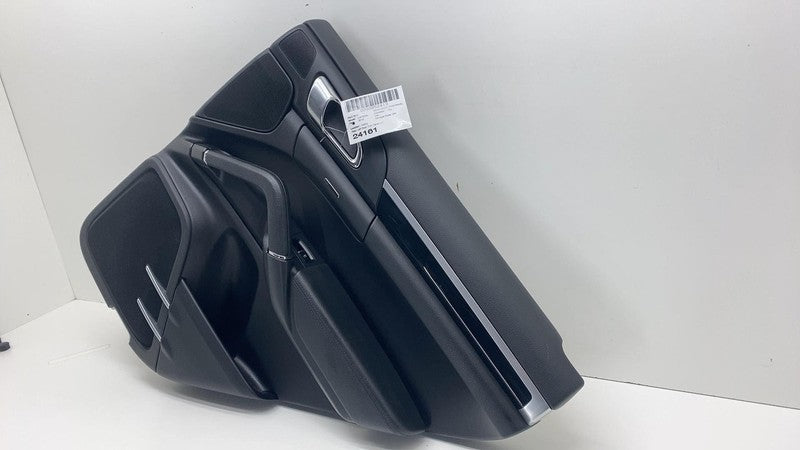 7P0 863 981 2011-2018 Porsche Cayenne Rear Driver Side Door Panel Trim Card Cover Left Black
