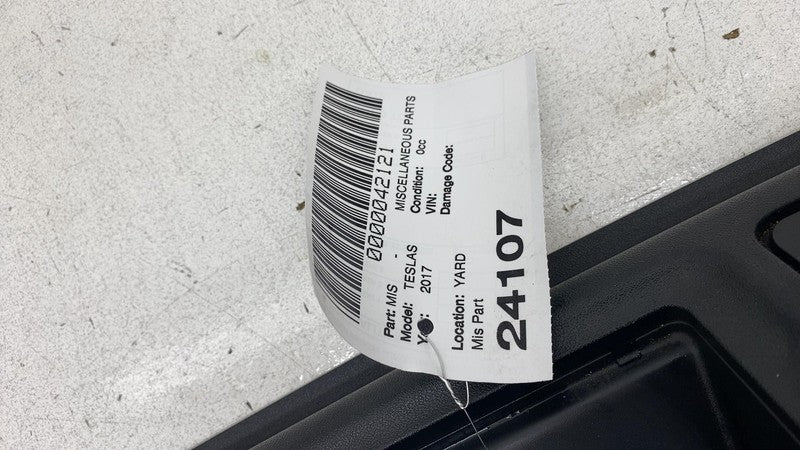 ⭕ 2012-2020 Tesla Model S Rear Trunk Latch Lock Sill Scuff Plate Trim 