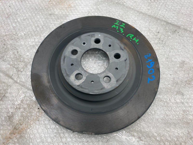 ⭕ 17-23 Tesla Model 3 Rear Passenger Side Brake Disc Rotor Base Cast Iron Right