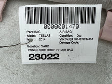 2012-2020 Tesla Model S MS Right Passenger Roof Curtain Airbag OEM RH 1005262-00