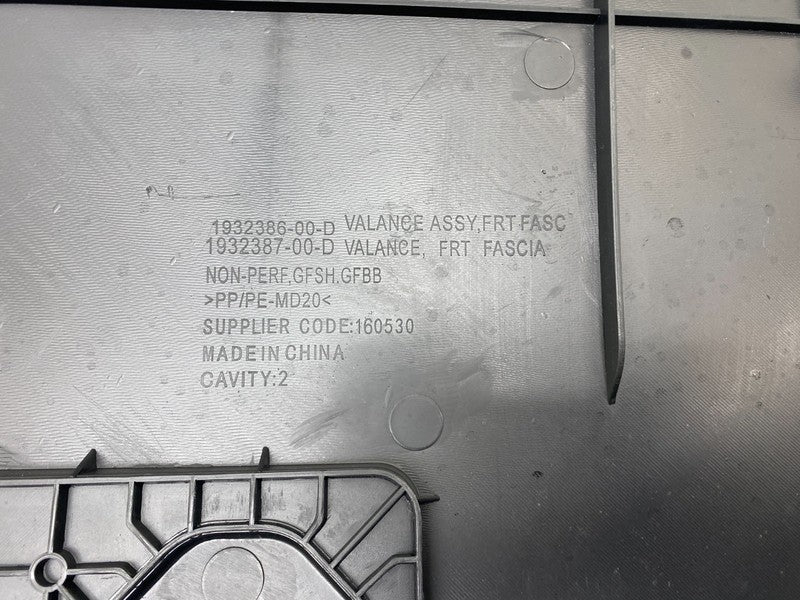 1932386 00 D ⭕ 2025-2026 Tesla Model Y Front Fascia Bumper Valance Undertray 2025661-00-C