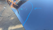 2012-2015 Tesla Model S Front Bonnet Hood Shell Panel w/ Insulation Liner - Blue