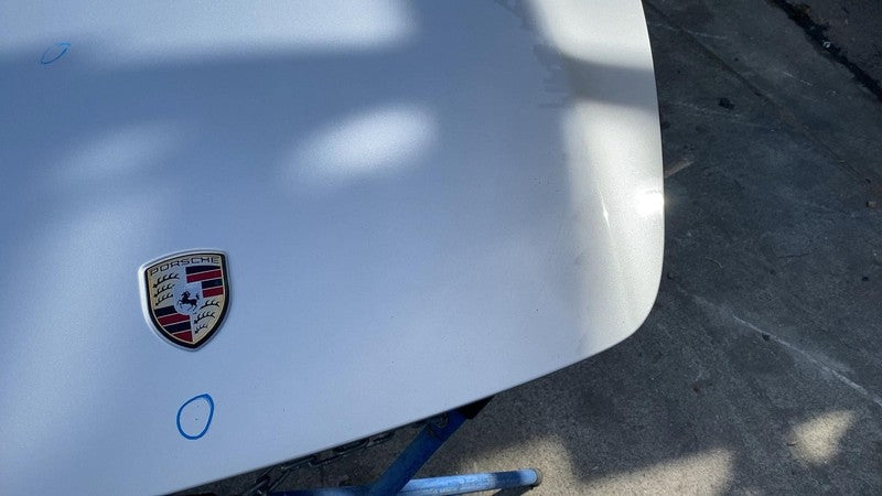 2011-2014 Porsche Cayenne Front Bonnet Hood Shell Panel Cover Assy Silver - LX7W