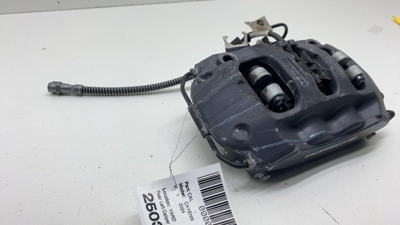 9Y0615403CG ⭕ 2024 Porsche Cayenne Rear Driver Side Caliper w/ Brake Hose Left 9Y0615403CG