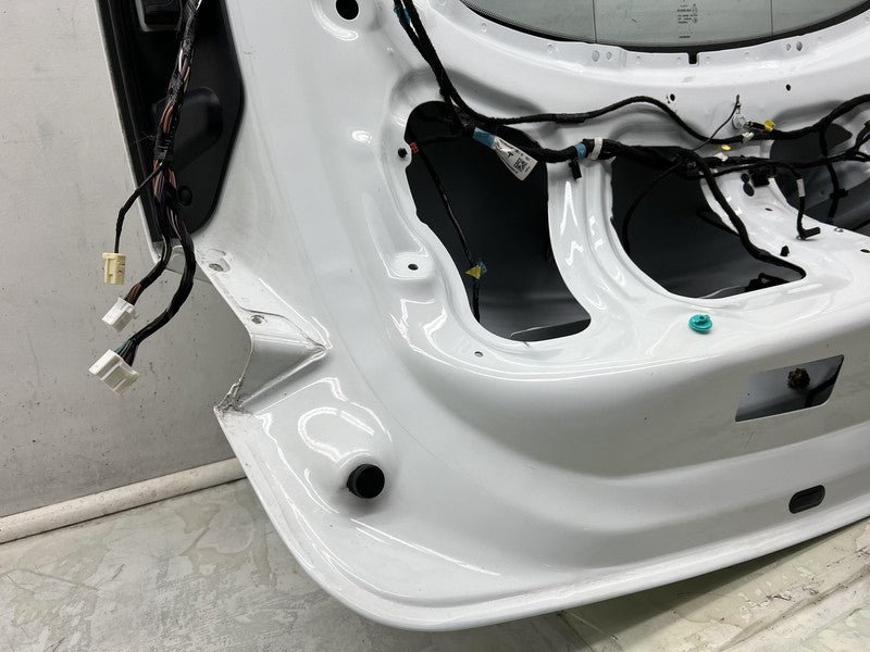 2012-2015 Tesla Model S Liftgate Hatch Gate Trunk Lid Tailgate Glass White PBCW