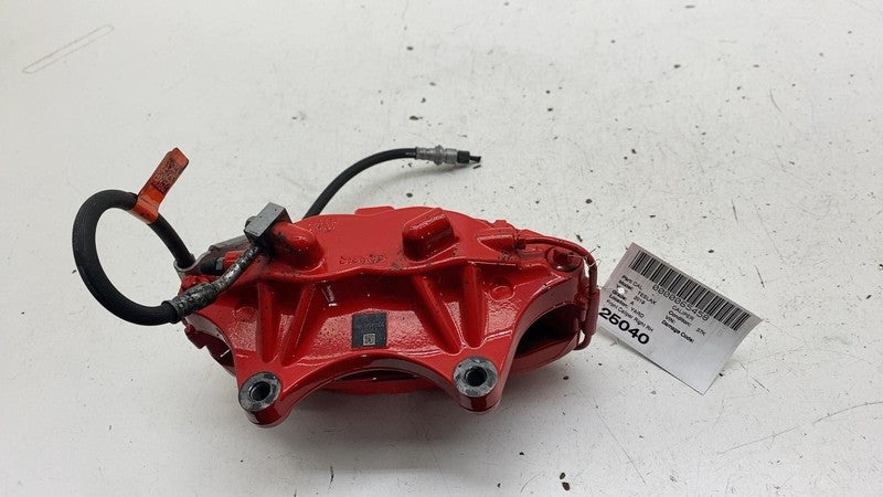 ⭕2016-2020 Tesla Model X Front Caliper w/ Brake Hose Line Right Red 10