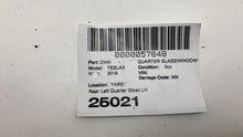 ⭕ 2017-2020 Tesla Model 3 Rear Left Quarter Fixed Window Glass LH 1080703-00-H