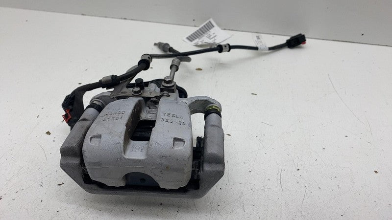 ⭕ 17-25 Tesla Model 3 M3 Rear Left Caliper w/ Brake Hose Line BASE 104