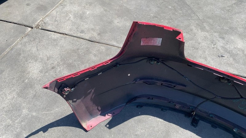 ⭕ 2017-2022 Tesla Model 3 Rear Bumper Cover w/ Park Sensor & Harness Red - PPMR