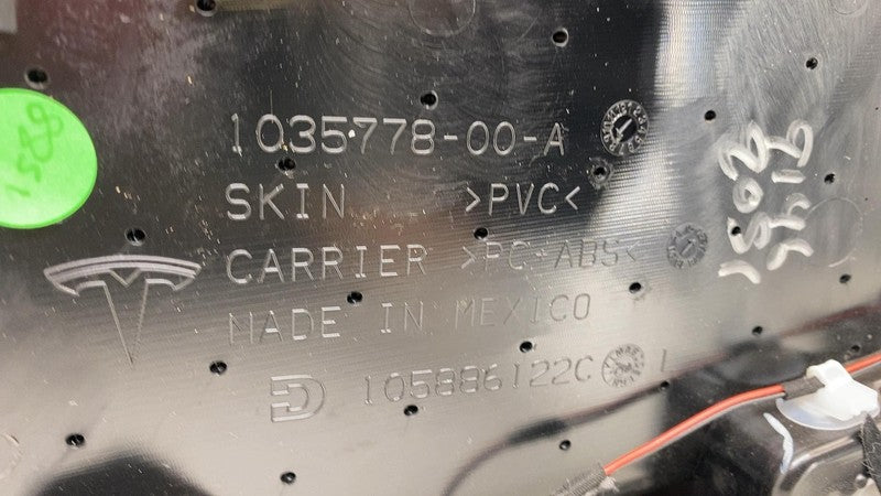 ⭕ 16-20 Tesla Model X Front Driver Side Door Panel Trim Card Left 1035