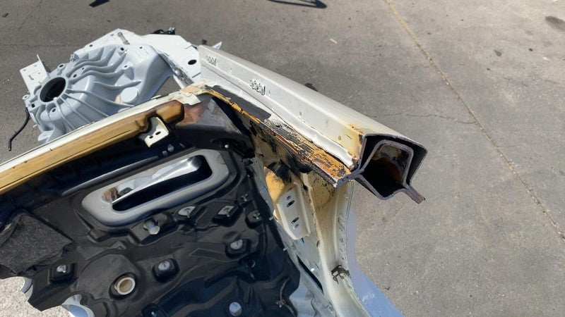 ⭕ 22-24 Mercedes EQS 450+ V297 Front Right Fender Rail Frame Horn Apron Cut RH