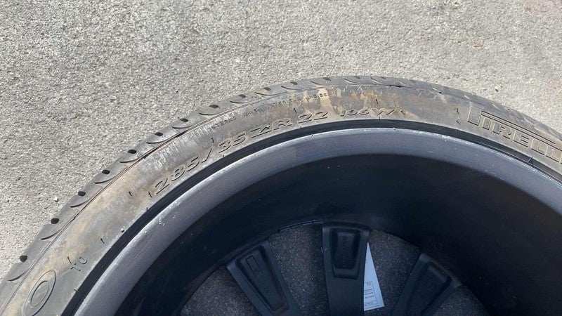 ⭕ 16-20 Model X Rear Wheel Rim 22X10J+35MM w/ Tire 285/35/ZR22 OEM 102