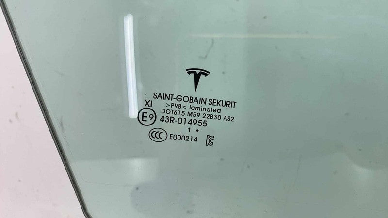 ⭕ 2021-2023 Tesla Model 3 Front Passenger Door Window Glass Right (Dou
