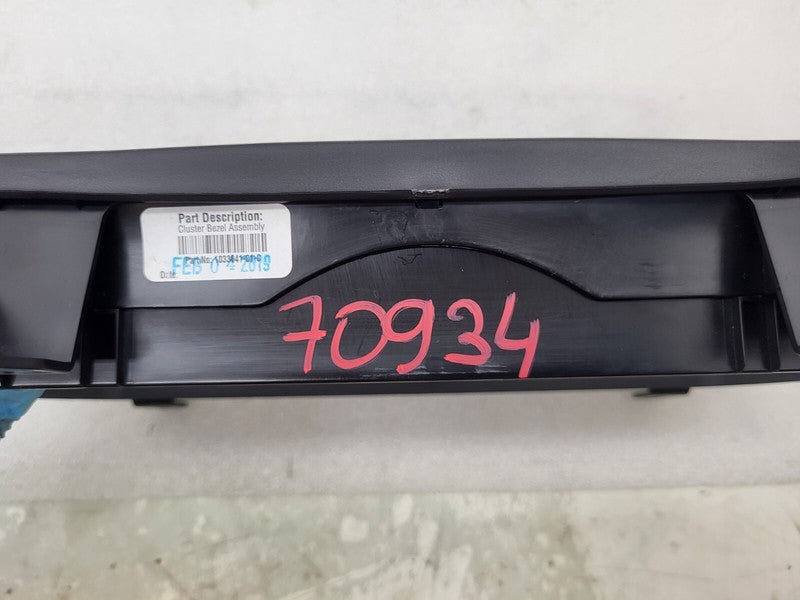 103304101C ⭕ 16-20 Model S Speedometer Gauge Trim Instrument Cluster Bezel OEM 1033041-01-C