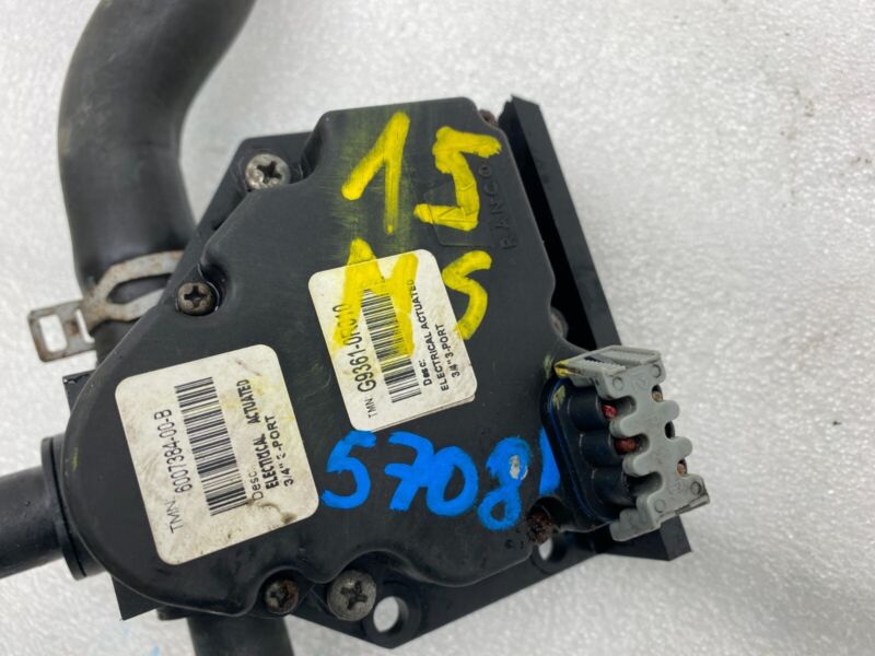 6007384 00 B 2012-2021 Tesla Model S MS Coolant Water Pump Valve 3-Port 3/4" inch w/ Hose OEM