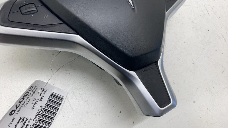 ⭕ 12-15 Model S MS Steering Wheel Airbag w/ Control Switch & Bezel 102