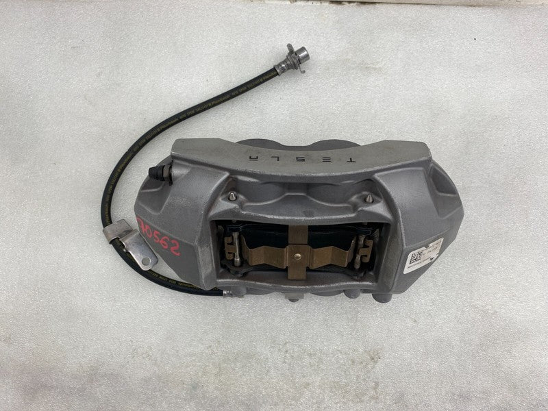 104462200D ⭕ 2017-2023 Tesla Model 3 Front Right Caliper w/ Brake Hose Line RH 1044622-00-D