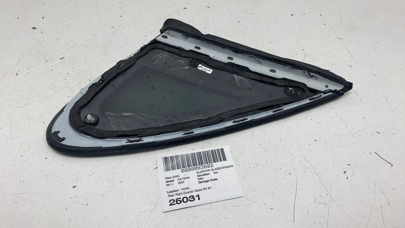 ⭕ 2020-2024 Porsche Cayenne Rear Passenger Right Side Quarter Glass 9Y