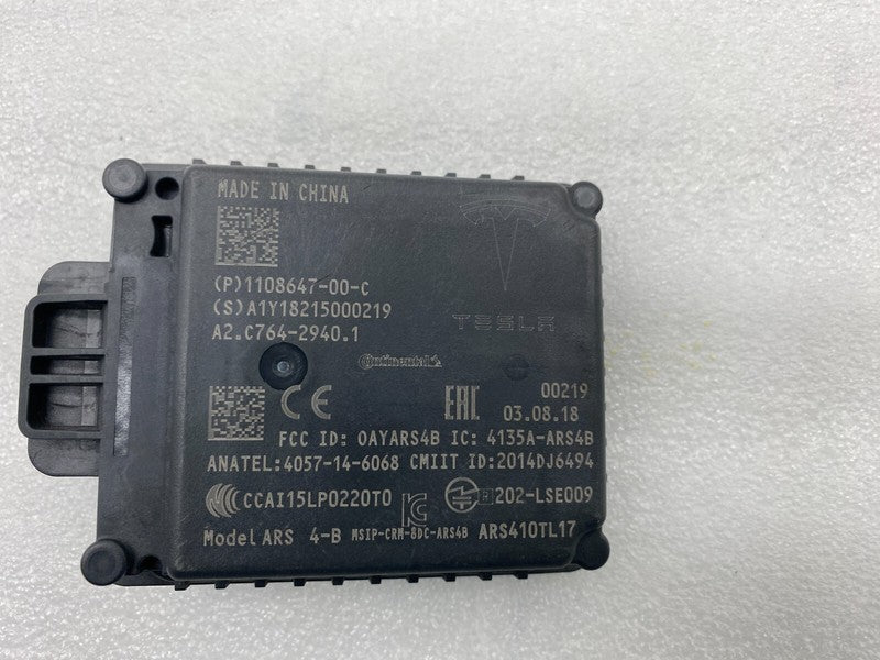 110864700C ⭕ 2016-2020 Model S X 3 Seven Pin Perpendicular Radar Sensor 7-Pin 1108647-00-C