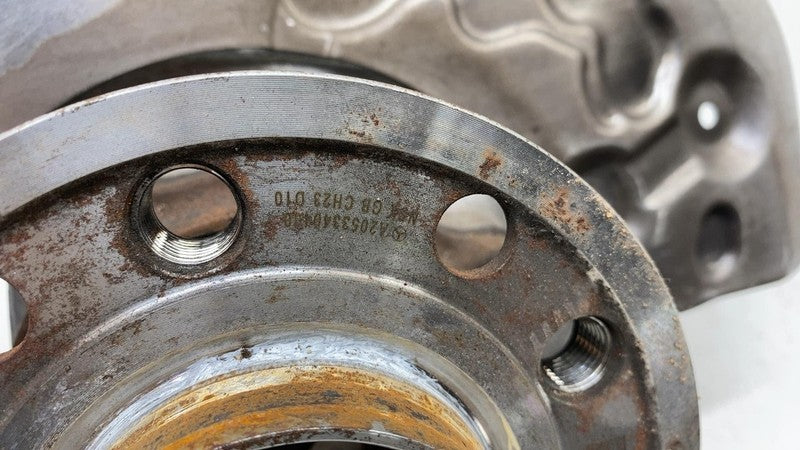 A 000 421 35 20 ⭕ 18-22 Mercedes C300 Front Left Spindle Knee Knuckle w/ Shield RWD A0004213520