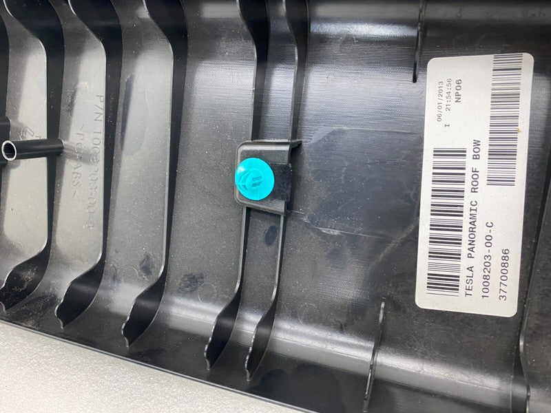 ⭕ 12-20 Model S MS Sunroof Headliner Panoramic Roof Bow Trim Cover 100