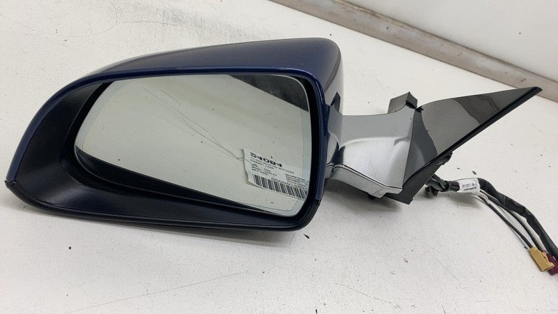 ⭕ 17-20 Model 3 Front Left Exterior Rear View Door Mirror Blue PPSB 11