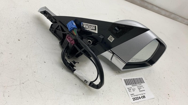 ⭕ 2017-2020 Tesla Model 3 M3 Right Exterior Rear View Door Mirror RH Silver PMSS