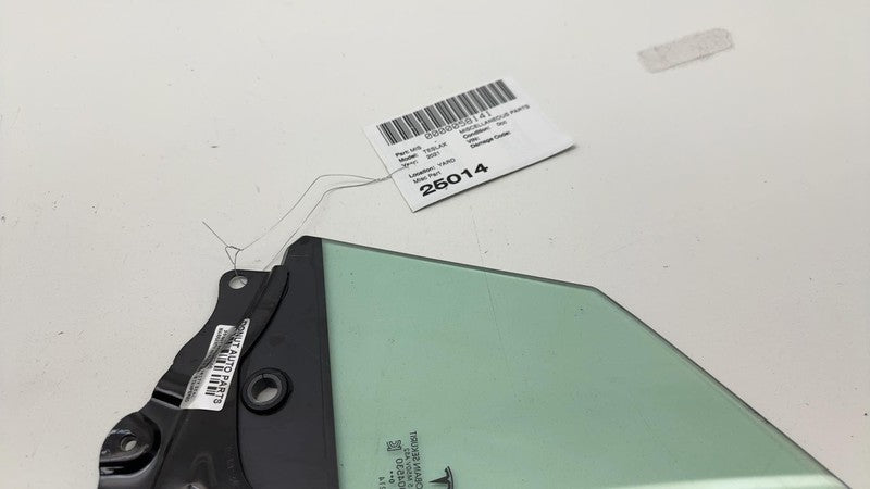 ⭕2016-2020 Tesla Model X Front Right Quarter Vent Door Window Glass 10