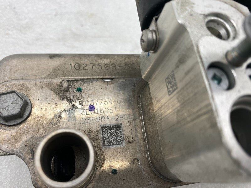 1027569 00 D ⭕ 2016-2020 Tesla Model S Battery Cooler Heat Exchanger Chiller EXV 1037764-00-C