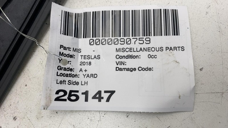 ⭕ 2016-2020 Tesla Model S Left B-Pillar Applique Glass Trim Molding 10